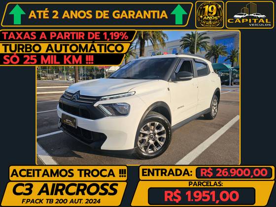 CITROËN C3 AIRCROSS 1.0 TURBO 200 FLEX FEEL PACK 7L CVT